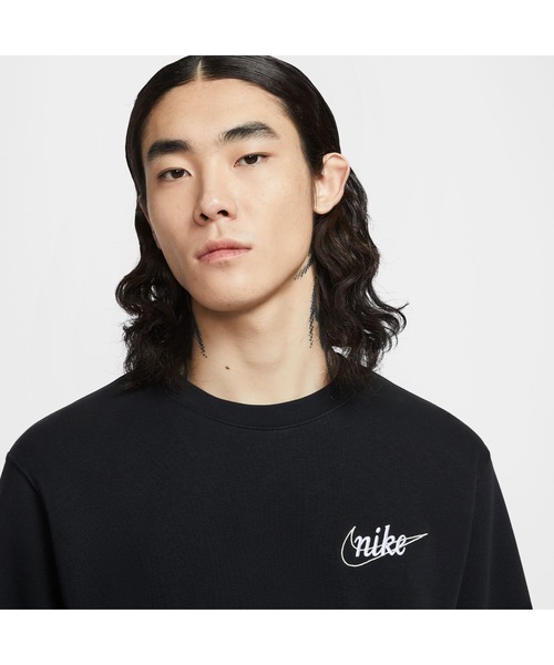 NIKE（ナイキ）の「NIKE/ナイキ AS M NK CLUB BB CREW CTB（スウェット・メンズ・ブラック/グレー・S/M/L/XL）」の6枚目の写真