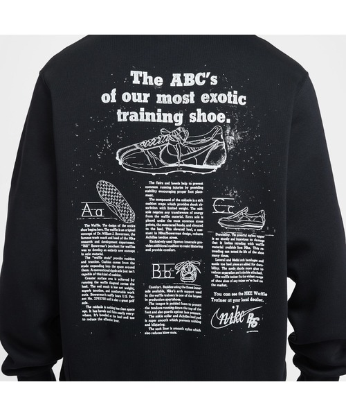 NIKE（ナイキ）の「NIKE/ナイキ AS M NK CLUB BB CREW CTB（スウェット・メンズ・ブラック/グレー・S/M/L/XL）」の4枚目の写真