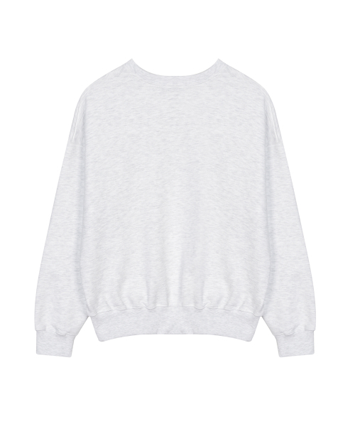NICK&NICOLE（ニックアンドニコール）の「VOLUME BUTTERFLY SIGNATURE SWEATSHIRT_MELANGE LIGHT PINK（スウェット・レディース・その他・FREE）」の5枚目の写真