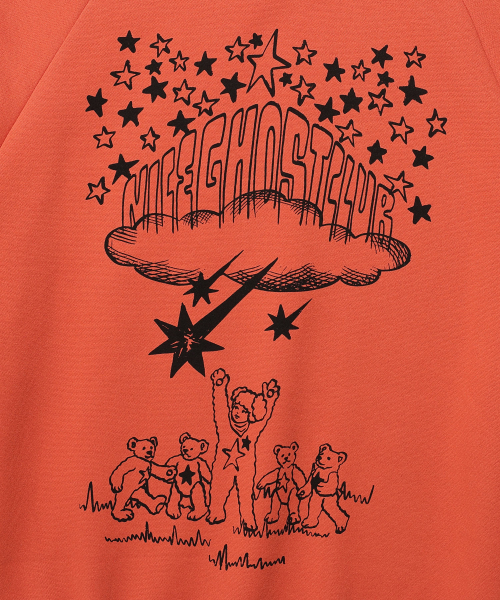 NICE GHOST CLUB(ナイスゴーストクラブ)の「STAR BEAR KIDS SWEATSHIRTS_ORANGE(NG2DFUM456A)(スウェット・レディース・その他・S/M/L)」の4枚目の写真