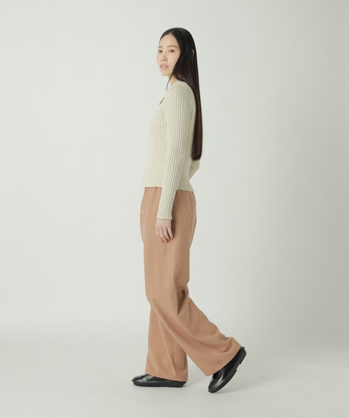 ZUCCa(ズッカ)の「WOOLISH TWILL / S(その他パンツ・レディース・ブラック/ベージュ/ブラウン・M size)」の7枚目の写真