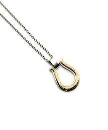 Import & Select（インポートアンドセレクト）の「KISHOKACHI 希少価値 ハワイアンカラーコンビホースシューチャームデザインステンレスネックレス 45cm（ネックレス）」