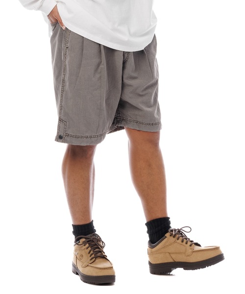 パンツ GOOFY CREATION 2TAC EASY SHORTS Nylon 2Tuck Easy Shorts - Overdyed / 後染め2タック入りナイロン