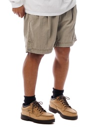 Nylon 2Tuck Easy Shorts - Overdyed / 後染め2タック入りナイロンイージーショーツ