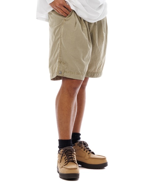 Nylon 2Tuck Easy Shorts - Overdyed / 後染め2タック入りナイロン