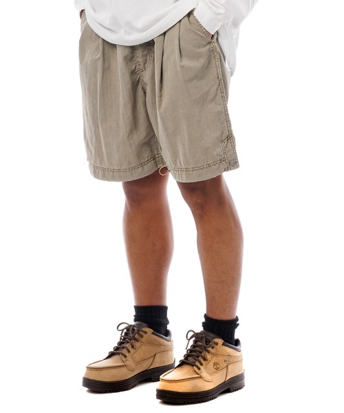 Sandinista(サンディニスタ)の「Nylon 2Tuck Easy Shorts - Overdyed / 後染め2タック入りナイロンイージーショーツ(その他パンツ・メンズ・グリーン系その他/グレー系その他/イエロー系その他・SMALL/MEDIUM/LARGE)」の17枚目の写真