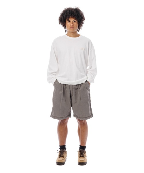 Sandinista(サンディニスタ)の「Nylon 2Tuck Easy Shorts - Overdyed / 後染め2タック入りナイロンイージーショーツ(その他パンツ・メンズ・グリーン系その他/グレー系その他/イエロー系その他・SMALL/MEDIUM/LARGE)」の9枚目の写真
