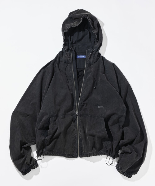 NAUTICA(ノーティカ)の「NAUTICA/ノーティカ フェード加工 ナイロン ジップパーカー /フードブルゾン(ブルゾン・メンズ・ブラック/ネイビー・MEDIUM/X-LARGE/LARGE)」の19枚目の写真