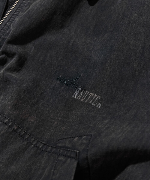 NAUTICA(ノーティカ)の「NAUTICA/ノーティカ フェード加工 ナイロン ジップパーカー /フードブルゾン(ブルゾン・メンズ・ブラック/ネイビー・MEDIUM/X-LARGE/LARGE)」の20枚目の写真