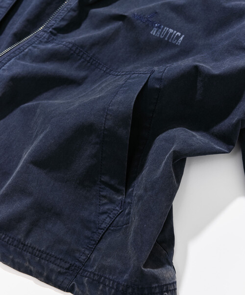 セール】NAUTICA/ノーティカ フェード加工 ナイロン ジップパーカー