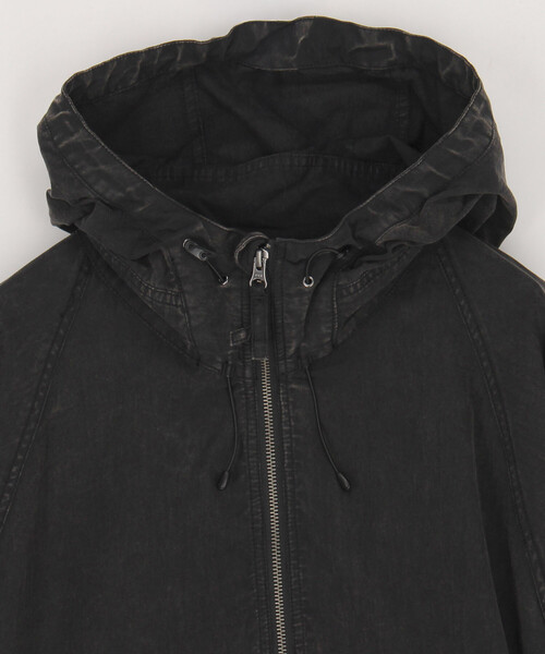 NAUTICA(ノーティカ)の「NAUTICA/ノーティカ フェード加工 ナイロン ジップパーカー /フードブルゾン(ブルゾン・メンズ・ブラック/ネイビー・MEDIUM/X-LARGE/LARGE)」の12枚目の写真