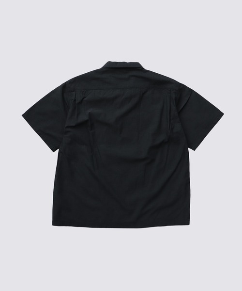 FIDELITY（フィデリティ）の「LINEN BLEND CHAMBRAY SHIRT / 半袖シャンブレシャツ（シャツ/ブラウス・メンズ・ネイビー/ブラック・MEDIUM/LARGE）」の6枚目の写真