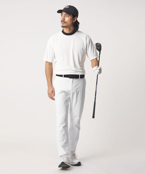 UNITED ARROWS GOLF(ユナイテッドアローズゴルフ)の「メンズ スリム ノープリーツ スラックス 2WAYストレッチ(その他パンツ・メンズ・ブラック/コバルトブルー/ホワイト・XL/L/M)」の13枚目の写真