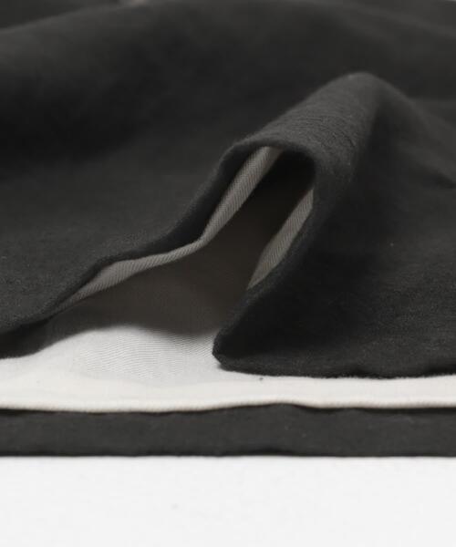 かぐれ（カグレ）の「リネンコットンワイドベスト（ベスト・レディース・チャコールグレー/ブラック・FREE）」の12枚目の写真