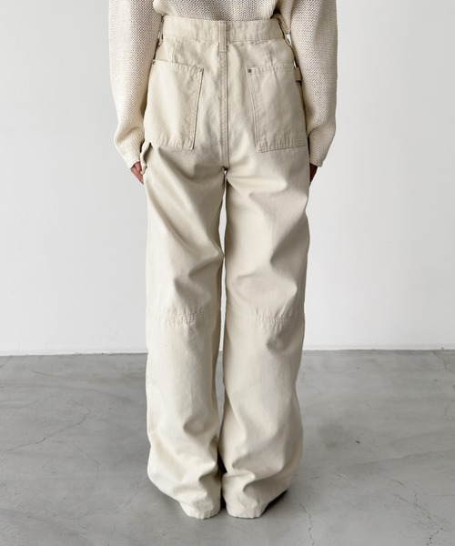 CANAL JEAN(キャナルジーン)の「El mar キャンバスダブルニーパンツ(その他パンツ・レディース・クリーム/ブラック・MEDIUM/SMALL)」の13枚目の写真