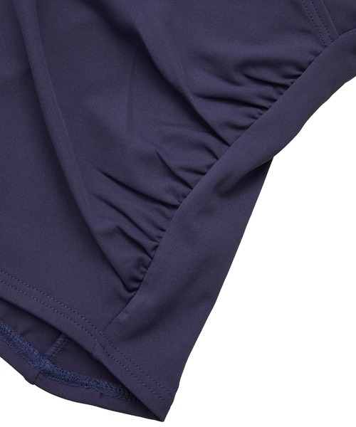 Julier Yoga and Relax(ジュリエヨガアンドリラックス)の「Julier エコシーベア天ロングスリーブプルオーバー(Tシャツ/カットソー・レディース・パープル/オフホワイト/ブラック・FREE)」の18枚目の写真