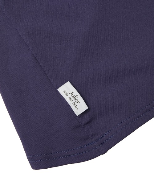 Julier Yoga and Relax(ジュリエヨガアンドリラックス)の「Julier エコシーベア天ロングスリーブプルオーバー(Tシャツ/カットソー・レディース・パープル/オフホワイト/ブラック・FREE)」の20枚目の写真