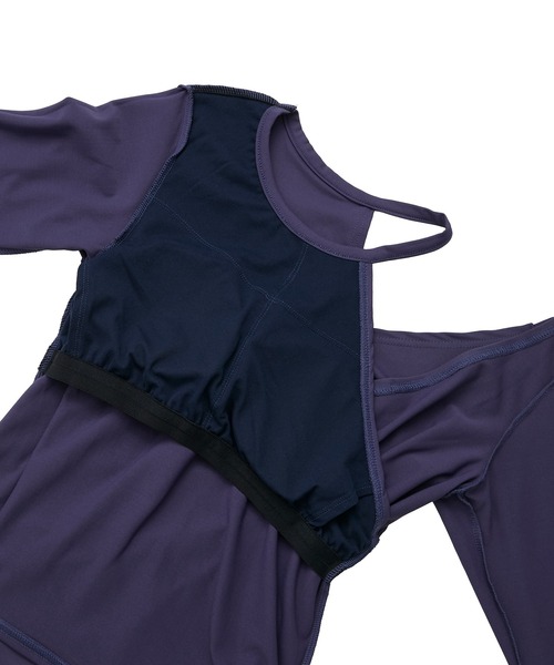 Julier Yoga and Relax(ジュリエヨガアンドリラックス)の「Julier エコシーベア天ロングスリーブプルオーバー(Tシャツ/カットソー・レディース・パープル/オフホワイト/ブラック・FREE)」の21枚目の写真