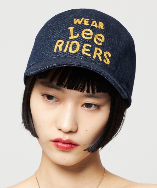 Lee(リー)の「Lee/リー ウエスターナー刺繍CAP/キャップ(キャップ・レディース・オフホワイト/ノンウォッシュ/ブラック・MEDIUM)」の3枚目の写真