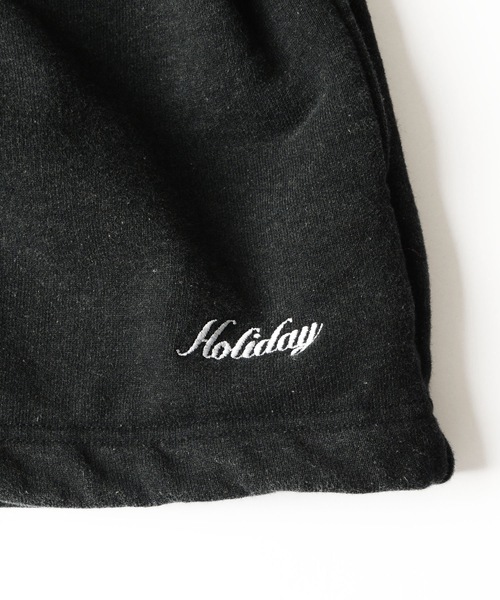 HOLIDAY（ホリデイ）の「ULTRA HEAVY SWEAT TUCK MINI SKIRT (Holiday) ウルトラヘビースウェットタックミニスカート (ホリデイ)（スカート・レディース・ダークネイビー/ブラック・ONE SIZE）」の9枚目の写真