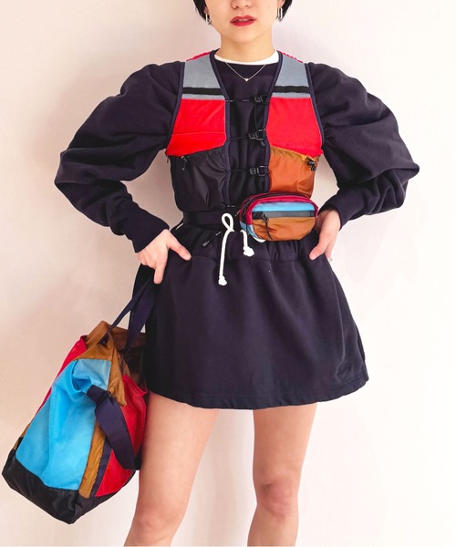 HOLIDAY（ホリデイ）の「ULTRA HEAVY SWEAT TUCK MINI SKIRT (Holiday) ウルトラヘビースウェットタックミニスカート (ホリデイ)（スカート・レディース・ダークネイビー/ブラック・ONE SIZE）」の19枚目の写真