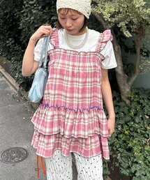 HELLO.SANFRANCISCO | 【HELLO.SANFRANCISCO/ハローサンフランシスコ】チェックチュニックワンピ(チュニック)