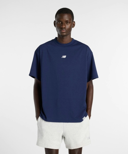 NEW BALANCE(ニューバランス)の「ニューバランス New Balance グラフィックTシャツ(Tシャツ/カットソー・メンズ・ネイビー/ロイヤルブルー/オフホワイト/ブラック・S/M/L/LL/3L)」の1枚目の写真