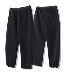 MODERMENT（モダーメント）の「オールラウンダー ベルト付き ストリング スウェットパンツ [ブラック]（スウェットパンツ）」