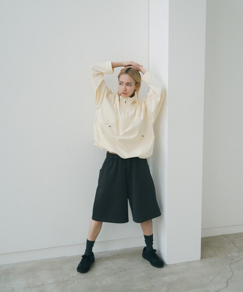 lit(リット)の「Pocket Sweat Half Pants(スウェットパンツ・レディース・ライトグレー/ダークグレー・FREE)」の2枚目の写真