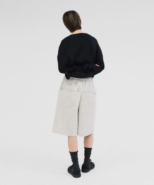 lit(リット)の「Pocket Sweat Half Pants(スウェットパンツ・レディース・ライトグレー/ダークグレー・FREE)」の12枚目の写真