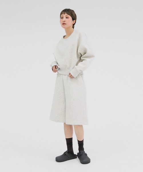 lit(リット)の「Pocket Sweat Half Pants(スウェットパンツ・レディース・ライトグレー/ダークグレー・FREE)」の17枚目の写真