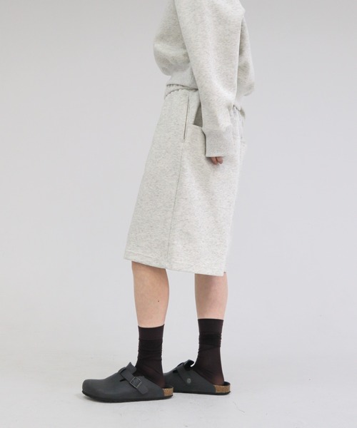 lit(リット)の「Pocket Sweat Half Pants(スウェットパンツ・レディース・ライトグレー/ダークグレー・FREE)」の14枚目の写真