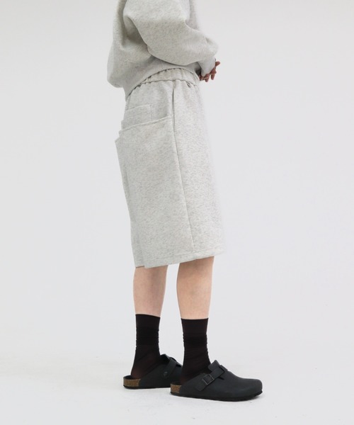 lit(リット)の「Pocket Sweat Half Pants(スウェットパンツ・レディース・ライトグレー/ダークグレー・FREE)」の16枚目の写真