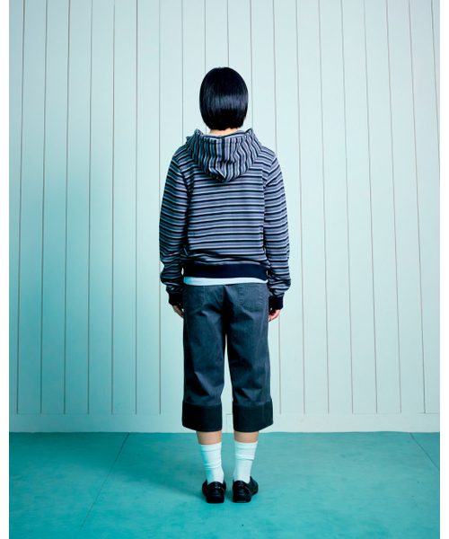THECOLDESTMOMENT(ザコールデストモーメント)の「TCM stripe standard hooded zip-up (black)(パーカー・レディース・その他・SMALL/MEDIUM/LARGE)」の10枚目の写真