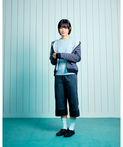 THECOLDESTMOMENT(ザコールデストモーメント)の「TCM stripe standard hooded zip-up (black)(パーカー・レディース・その他・SMALL/MEDIUM/LARGE)」の8枚目の写真