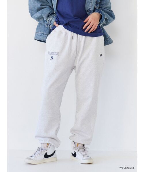 Ungrid（アングリッド）の「【MLB × New Era × Ungrid】スウェットパンツ（スウェットパンツ・レディース・ライトグレー/ネイビー/アイボリー・FREE）」の19枚目の写真