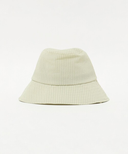 UNITED ARROWS（ユナイテッドアローズ）の「ギンガムチェック ハット UV（ハット・レディース・ベージュ/オリーブ/ブラック・FREE）」の9枚目の写真