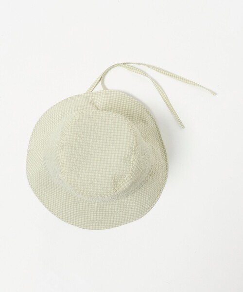 UNITED ARROWS（ユナイテッドアローズ）の「ギンガムチェック ハット UV（ハット・レディース・ベージュ/オリーブ/ブラック・FREE）」の12枚目の写真