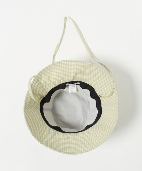 UNITED ARROWS（ユナイテッドアローズ）の「ギンガムチェック ハット UV（ハット・レディース・ベージュ/オリーブ/ブラック・FREE）」の13枚目の写真