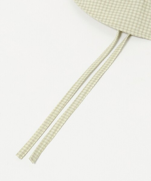 UNITED ARROWS（ユナイテッドアローズ）の「ギンガムチェック ハット UV（ハット・レディース・ベージュ/オリーブ/ブラック・FREE）」の14枚目の写真