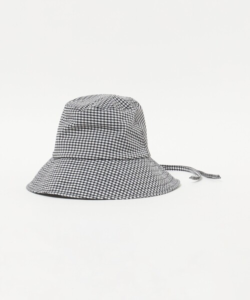 UNITED ARROWS（ユナイテッドアローズ）の「ギンガムチェック ハット UV（ハット・レディース・ベージュ/オリーブ/ブラック・FREE）」の21枚目の写真
