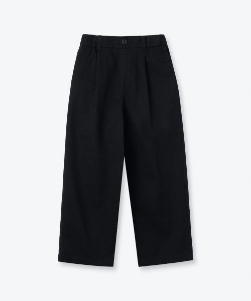 MUSINSA STANDARD KIDS（ムシンサスタンダードキッズ）の「起毛ワンタックワイドチノパンツ [ブラック]（その他パンツ・レディース・その他・100/110/120/130/140/150）」の6枚目の写真