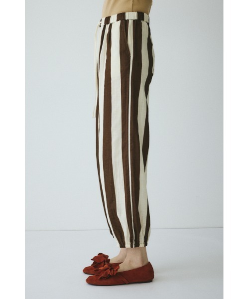 HeRIN.CYE（ヘリンドットサイ）の「Stripe gauze pants　　ストライプガーゼパンツ（その他パンツ・レディース・ブルー系その他3/ブラウン系その他・FREE）」の5枚目の写真