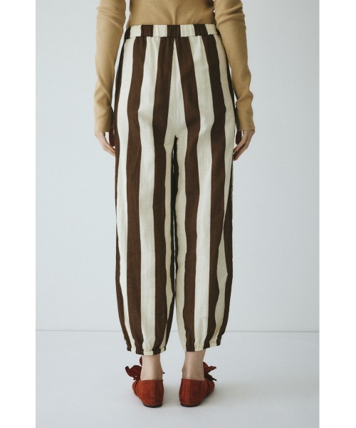 HeRIN.CYE（ヘリンドットサイ）の「Stripe gauze pants　　ストライプガーゼパンツ（その他パンツ・レディース・ブルー系その他3/ブラウン系その他・FREE）」の6枚目の写真