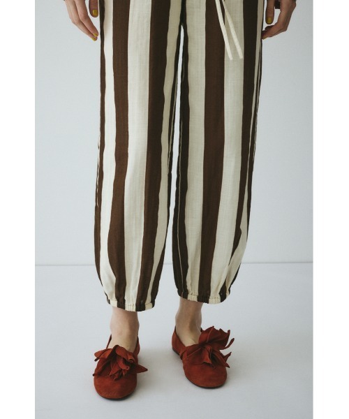 HeRIN.CYE（ヘリンドットサイ）の「Stripe gauze pants　　ストライプガーゼパンツ（その他パンツ・レディース・ブルー系その他3/ブラウン系その他・FREE）」の10枚目の写真