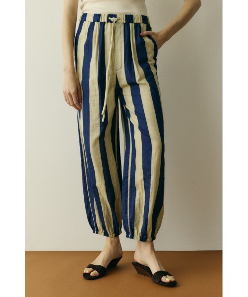HeRIN.CYE（ヘリンドットサイ）の「Stripe gauze pants　　ストライプガーゼパンツ（その他パンツ・レディース・ブルー系その他3/ブラウン系その他・FREE）」の11枚目の写真