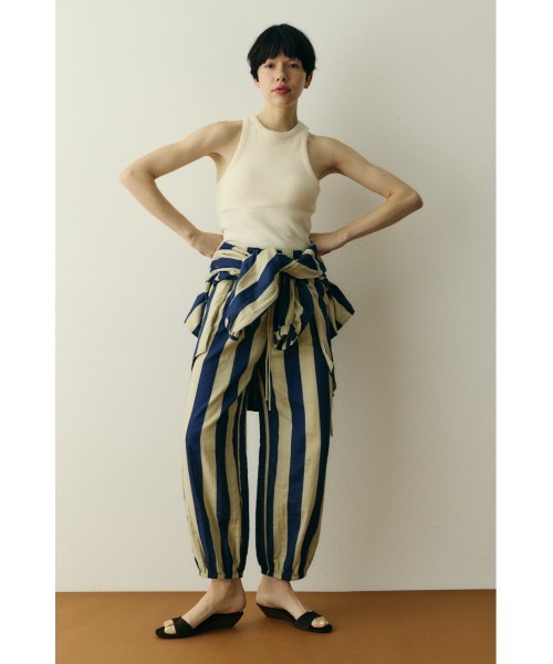 HeRIN.CYE（ヘリンドットサイ）の「Stripe gauze pants　　ストライプガーゼパンツ（その他パンツ・レディース・ブルー系その他3/ブラウン系その他・FREE）」の13枚目の写真