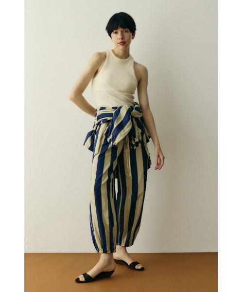 HeRIN.CYE（ヘリンドットサイ）の「Stripe gauze pants　　ストライプガーゼパンツ（その他パンツ・レディース・ブルー系その他3/ブラウン系その他・FREE）」の14枚目の写真