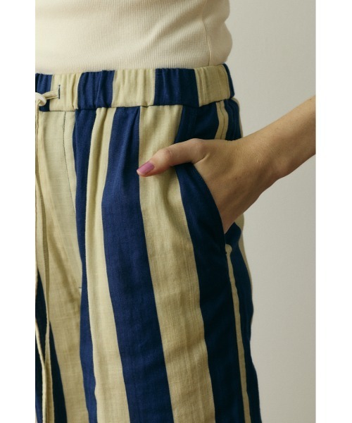 HeRIN.CYE（ヘリンドットサイ）の「Stripe gauze pants　　ストライプガーゼパンツ（その他パンツ・レディース・ブルー系その他3/ブラウン系その他・FREE）」の20枚目の写真