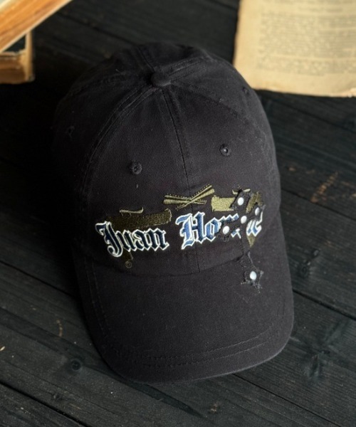 LAC-VERT（ラック・ヴェール）の「ヴィンテージライク刺繍ロゴキャップ（キャップ・レディース・ブラウン/グレー/ブラック・FREE）」の5枚目の写真